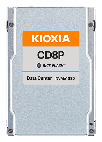 Kioxia 15360 Condor D8P-R KCD8XPUG15T3 SIE 15.4 TB 2.5" PCI Express 5.0 NVMe BiCS FLASH TLC
