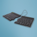 R-Go Tools Ergonomische Tastatur R-Go Split Break mit Pausensoftware, geteilte Tastatur, AZERTY (BE), bluetooth, schwarz