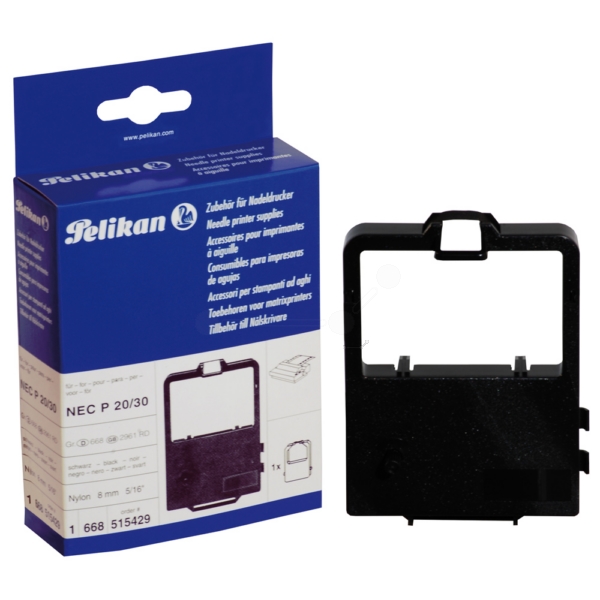 Pelikan 515429 Nylon with ReInking black 8.2 mm/1.8 m Pack=1 for NEC P