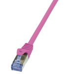 LogiLink 7.5m Cat.6A S/FTP networking cable Pink Cat6a S/FTP (S-STP)