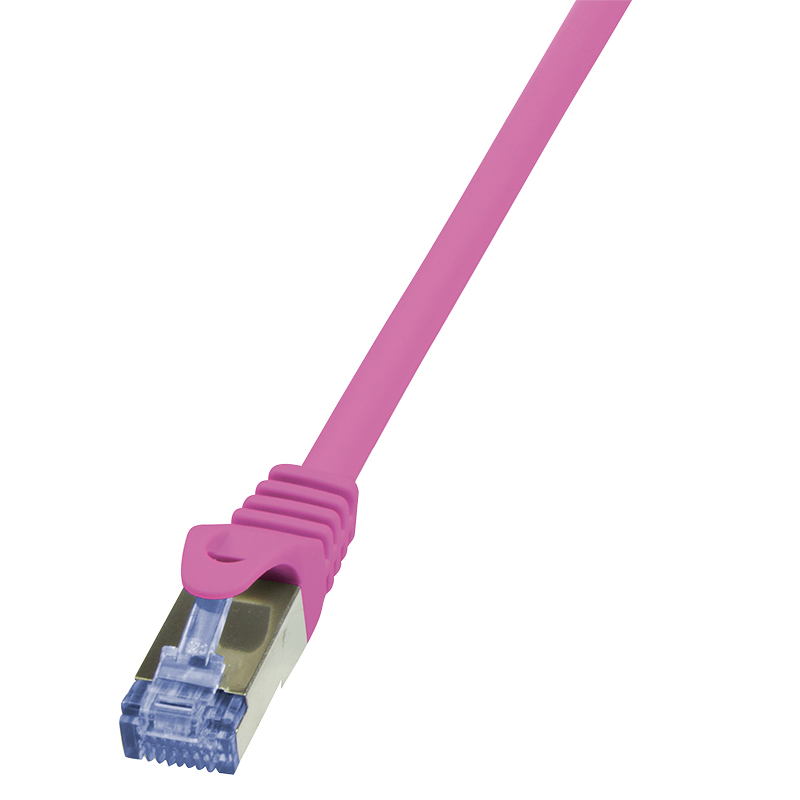 Image of LogiLink 7.5m Cat.6A S/FTP networking cable Pink Cat6a S/FTP (S-STP)