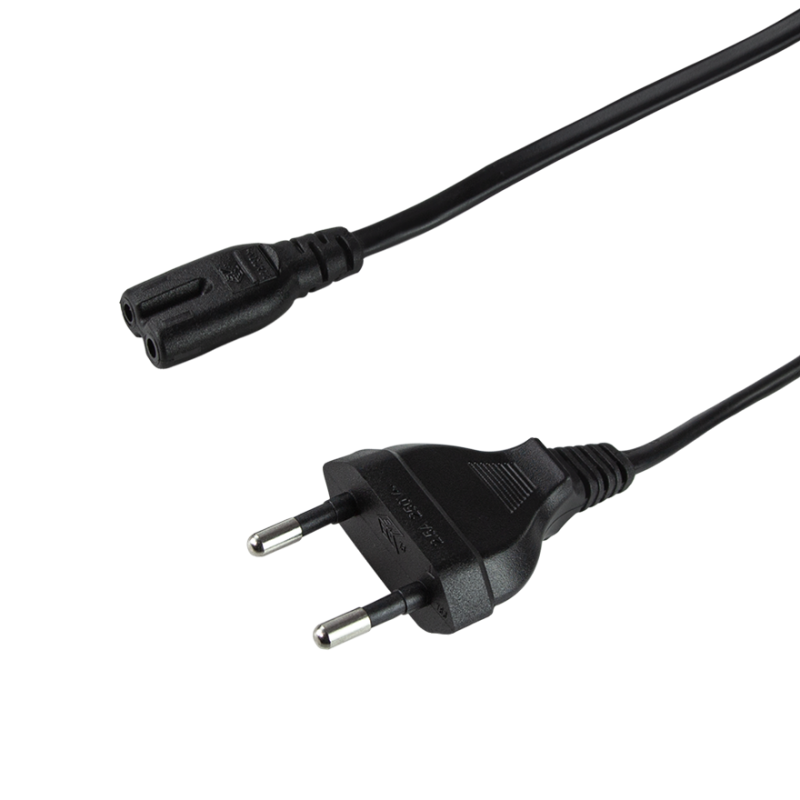 LogiLink Power cable, CEE 7/16 to IEC C7, black, 10 m