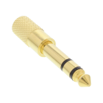 InLine Audio Adapter 6.3mm male / 3.5mm female Stereo gold plated metal