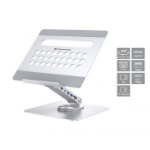LevelOne Conceptronic DONN27G Laptop Stand with 7-in-1 Docking Station; 360
