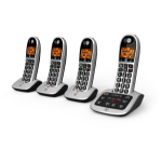 British Telecom GB1LWS00 DECT telephone Caller ID Black, Silver