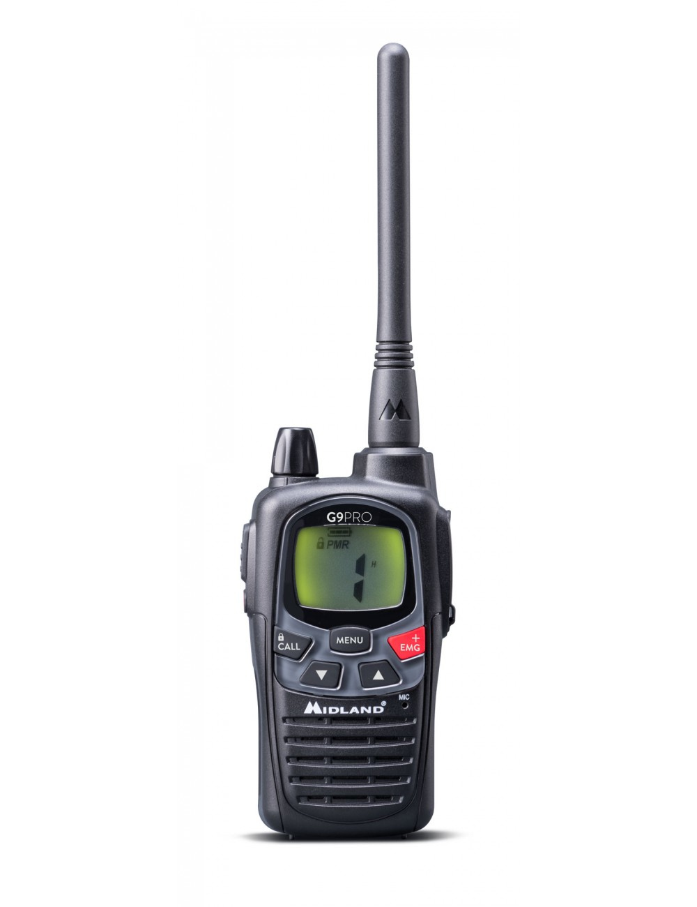 Midland G9 Pro two-way radio 101 channels 446.00625 - 446.19375 MHz Black