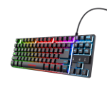 Trust GXT 833 Thado keyboard Gaming USB Dutch Black, Silver