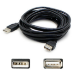 AddOn Networks USBEXTAB15 USB cable USB 2.0 179.9" (4.57 m) USB A USB B Black
