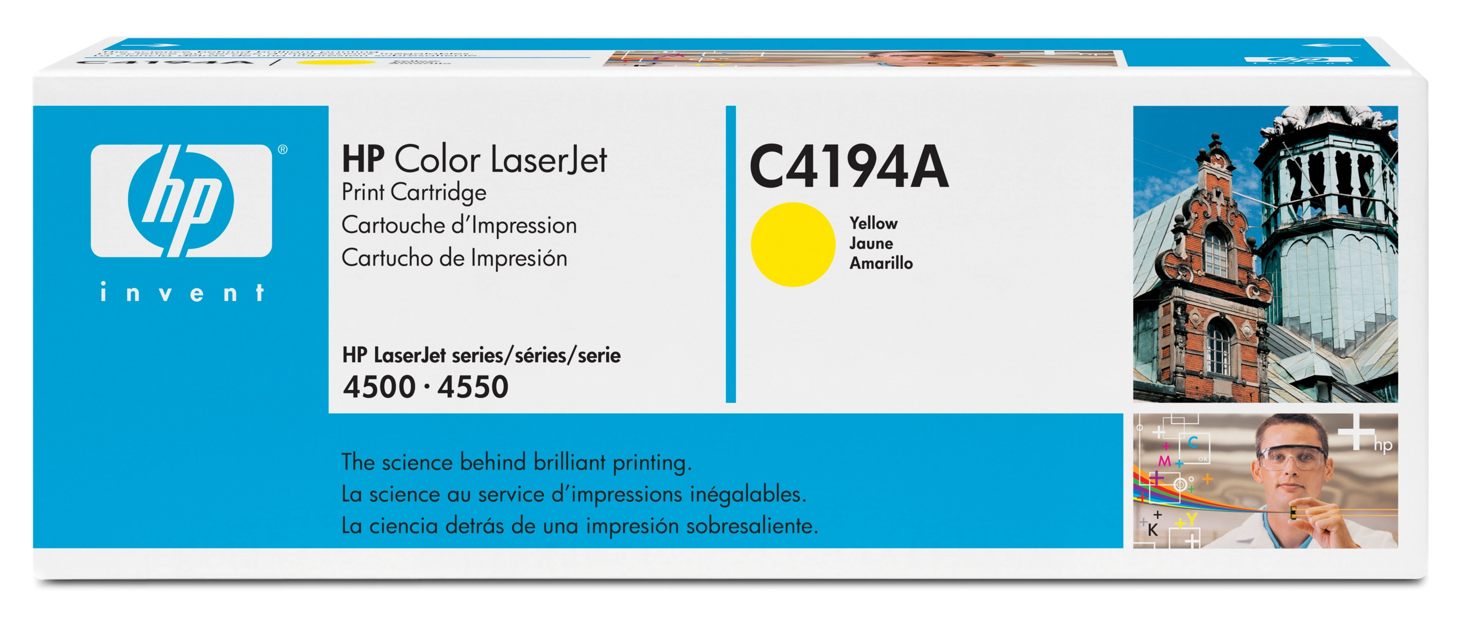 Image of HP C4194A Toner yellow, 6K pages ISO/IEC 19798 for Canon LBP-83
