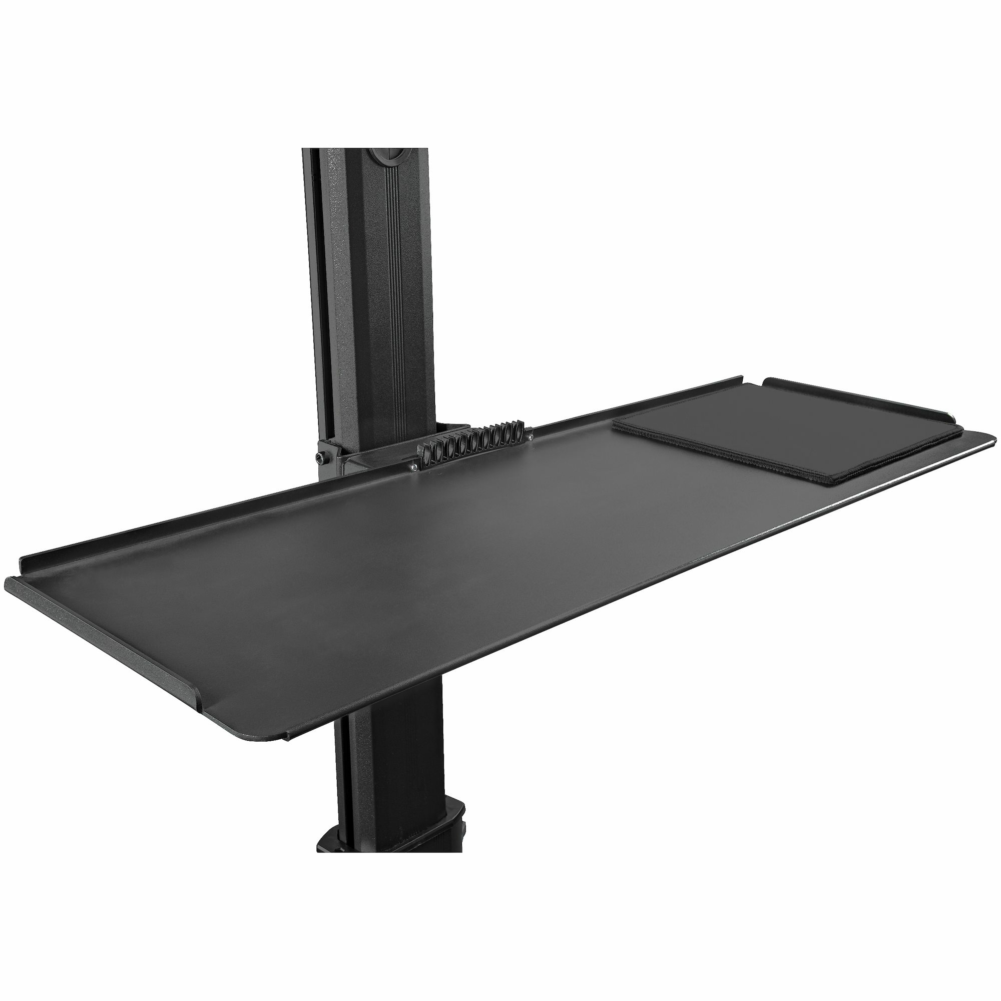 StarTech-com-Mobile-Workstation-Cart-with-Monitor-Mount--CPU-PC-Holder--Keyboard-Tray---Ergonomic-Height-Adjustable-Desktop-Computer-Cart---Rolling-Mobile-Standing-Workstation-on-Wheels