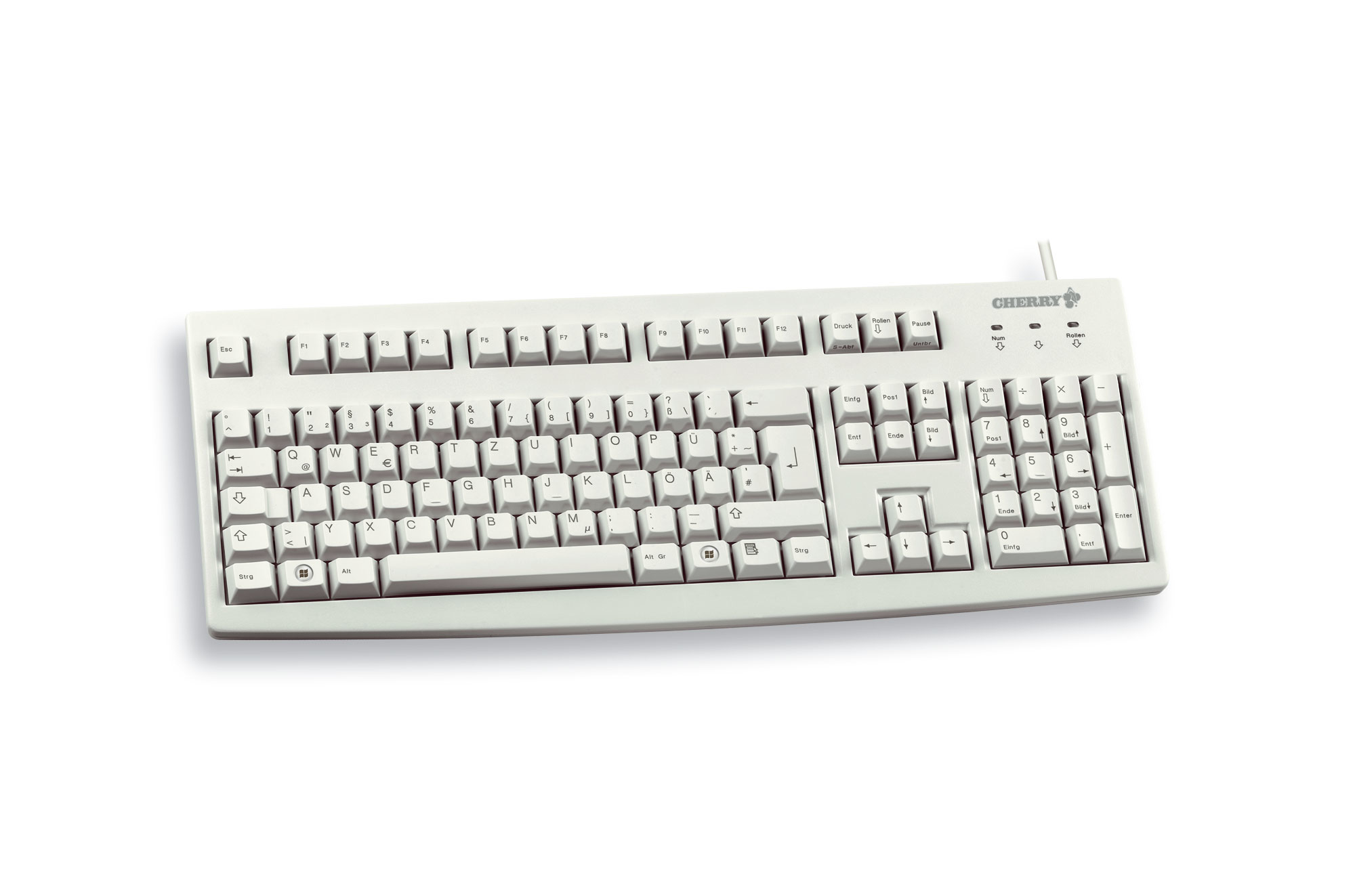 Image of CHERRY G83-6105 keyboard USB QWERTZ German Grey
