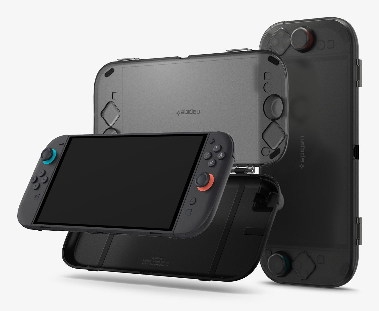 Spigen Thin Fit 360 Cover Nintendo Polycarbonate (PC) Black