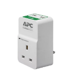 APC PM1WU2-UK surge protector White 1 AC outlet(s) 230 V