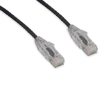 eNet Components C6-BK-SCB-6IN-ENC networking cable Black 5.91" (0.15 m) Cat6 U/UTP (UTP)