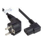 Alcasa P0131-S030 power cable Black 3 m Power plug type E+F C13 coupler