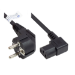 Alcasa P0131-S030 power cable Black 3 m Power plug type E+F C13 coupler