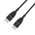4XEM 4XFIBERDPAOC30M DisplayPort cable 1181.1" (30 m) Black