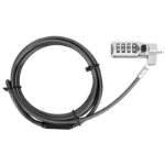 Targus DEFCON cable lock Black, Stainless steel 78.7" (2 m)