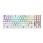 CHERRY MX 8.2 Pro TMR Wireless keyboard Gaming USB + RF Wireless + Bluetooth QWERTY UK English Silver, White