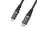 OtterBox Premium Cable USB C-Lightning 2M USB-PD, negro