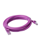 8WARE CAT6A Cable 3m - Purple Color RJ45 Ethernet Network LAN UTP Patch Cord Snagless