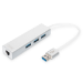 Digitus USB 3.0 3-Port Hub & Gigabit LAN Adapter