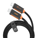 j5create JUCX26L10 USB-C® 240W Ultra Soft Double-Braided Fast Charging Cable (3.3 ft. / 100 cm)