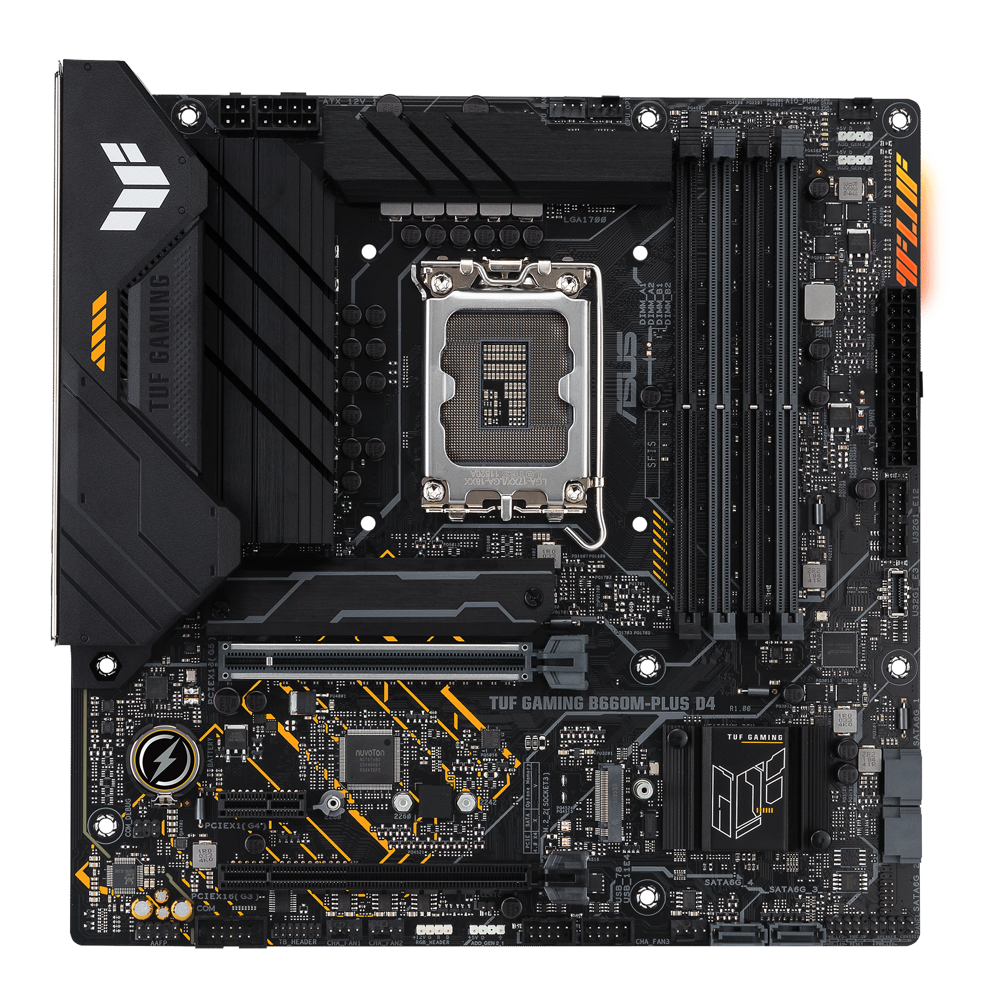Image of ASUS TUF GAMING B660M- PLUS D4 Intel B660 LGA 1700 micro ATX