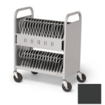 Bretford CUBE Transport Cart Pro Portable device management cart Charcoal