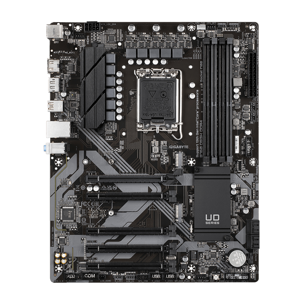 Image of Gigabyte B760 DS3H DDR4 motherboard Intel B760 Express LGA 1700 ATX