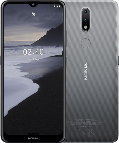 Nokia 2.4 16.5 cm (6.5") Dual SIM Android 10.0 4G Micro-USB 2 GB 32 GB 4500 mAh Charcoal