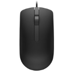 DELL MS116 WIRED USB OPTICAL MOUSE (BLACK) - RETAIL PACKAGING