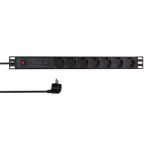 LogiLink 19" PDU 7 x CEE 7/3 socket, with line filter & overload protection