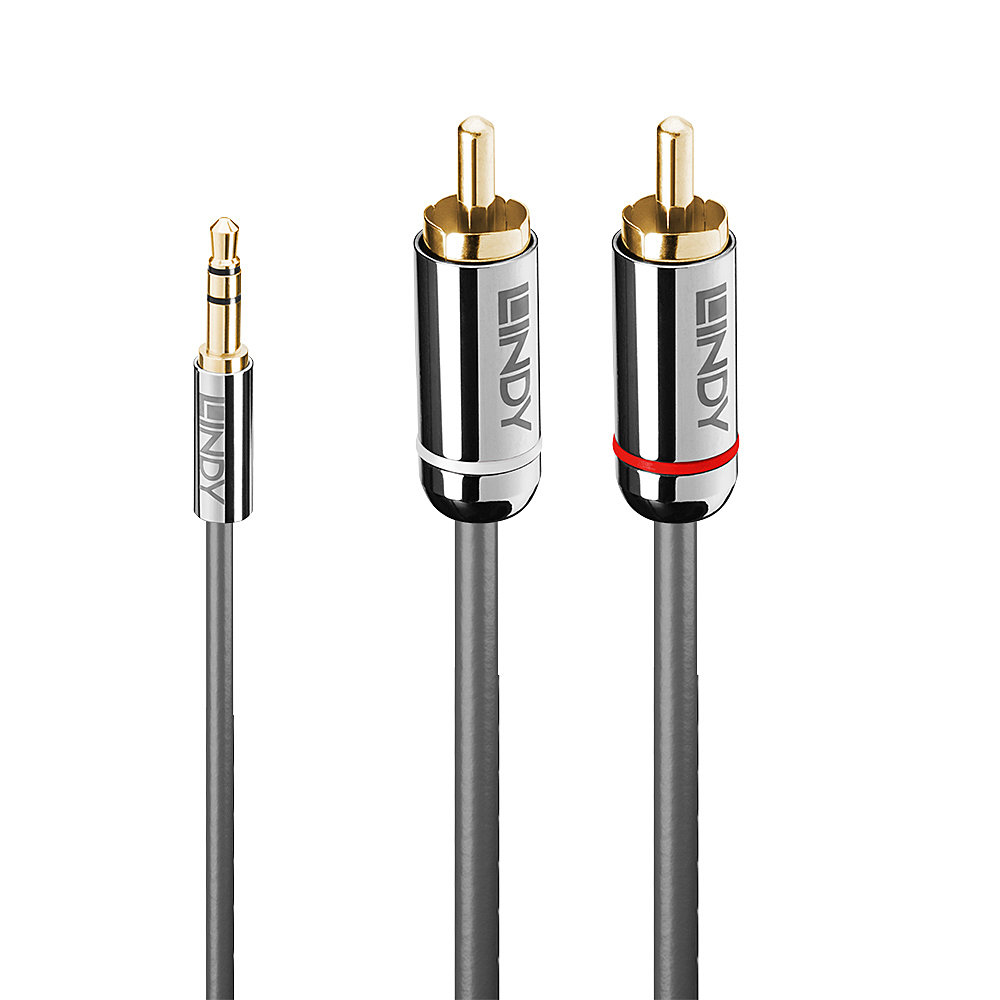 Image of Lindy 2M PHONO AUDIO CABLE, CROMO LINE