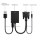 Microconnect VGAHDMI VGA cable 0.15 m VGA (D-Sub) Black