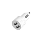 OtterBox Car Charger Bundle 2X USB A 12W + USB A-Lightning Cable 1M, Cloud Dream White