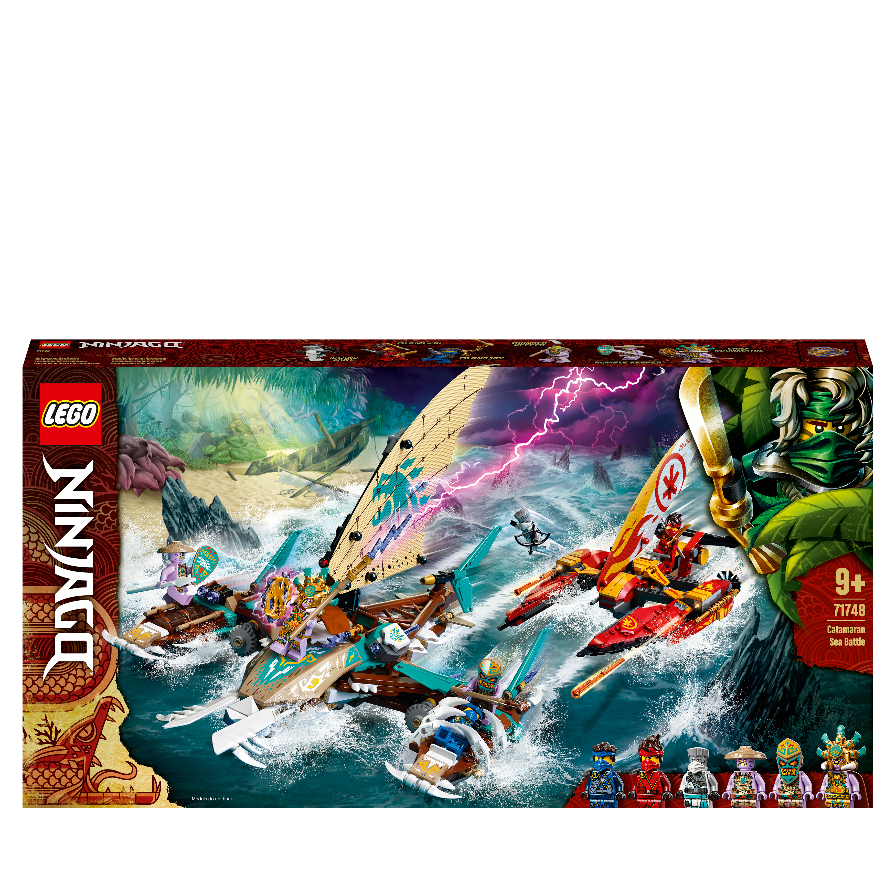 Image of LEGO Ninjago Duell der Katamarane| 71748