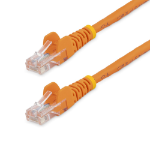 StarTech.com Cat5e Ethernet patch cable with RJ45 notched connectors - 5 m, Orange