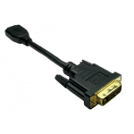 Cables Direct CDL-DV006CAB video cable adapter 0.15 m DVI-D HDMI Type A (Standard) Black