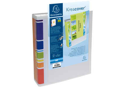 Image of Exacompta 200802H ring binder A4 White