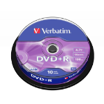 Verbatim DVD+R Matt Silver 4.7 GB 10 pc(s)