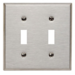 Leviton 84009 wall plate/switch cover Stainless steel