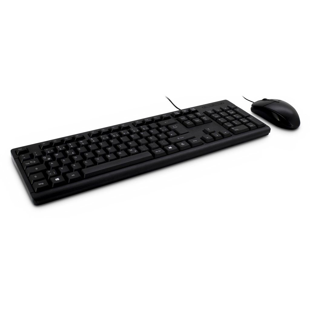 Image of Inter-Tech KB-118 EN keyboard USB QWERTY English Black