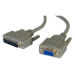 Cables Direct 10m D9 - D25 serial cable Grey