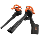 Black & Decker 2600W 40 LITRE BLOWER VAC LEAF