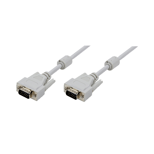 Image of LogiLink D-Sub, 3 m VGA cable VGA (D-Sub) Grey