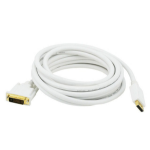 Monoprice Displayport/DVI, 4.572 m 180" (4.57 m) White