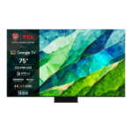 TCL 75C855K TV 190.5 cm (75") 4K Ultra HD Smart TV Wi-Fi Black 3500 cd/m²