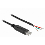 DeLOCK Adapter cable USB 2.0 Type-A to Serial RS-232 with 3 open wires 0.5 m