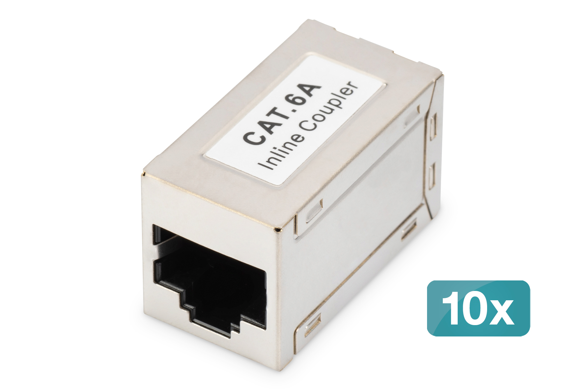 Digitus Cat 6A Modular Couplers. Shielded -10 Pieces